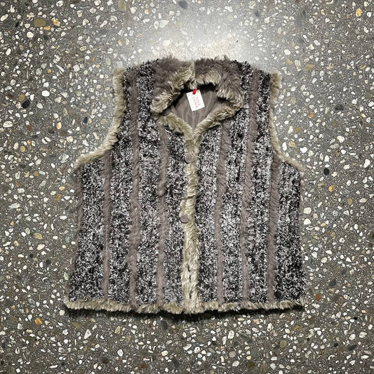 RABBIT FUR VEST