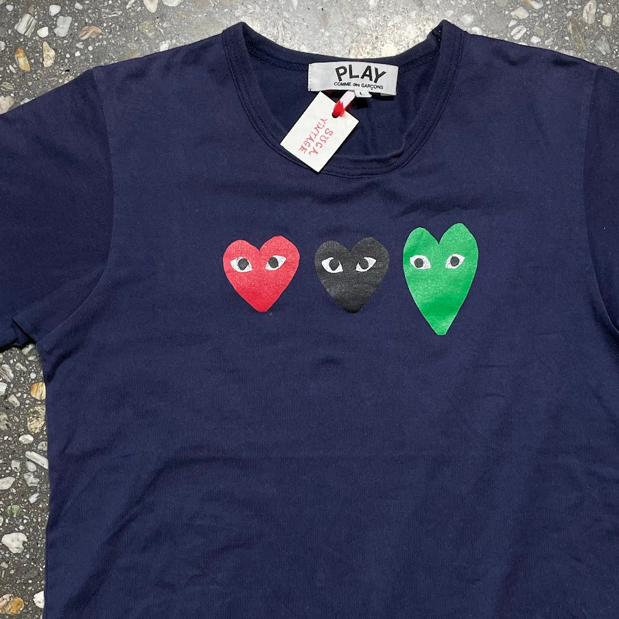 CDG PLAY T SHIRT