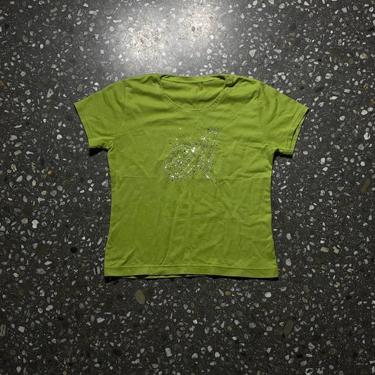 GREEN Y2K T SHIRT