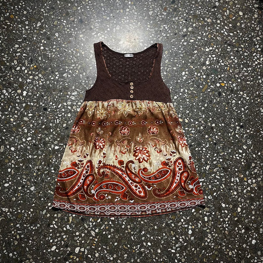 DREA MY MINX BROWN DRESS